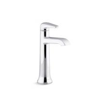 Kohler 22023-4-CP - Tempered™ Tall Single handle bathroom sink faucet