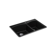 Kohler 28002-1-CM1 - Kennon® 33'' top-/undermount double-bowl kitchen sink