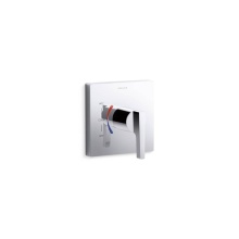 Kohler TS99761-X4-CP - Honesty® Rite-Temp® valve trim with red/blue indexing