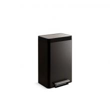Kohler 20956-BST - Dual-compartment step trash can
