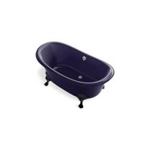 Kohler 21000-BL-DGB - Artifacts™ 66-1/8'' x 32-1/2'' freestanding bath with Indigo Blue exterior