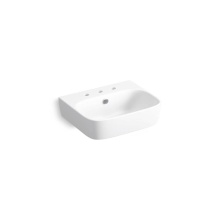 Kohler 77767-8-0 - ModernLife® 21-3/4'' rectangular wall-mount bathroom sink