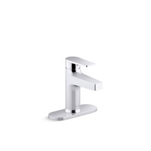 Kohler 37886-4-CP - Single-handle bathroom sink faucet, 1.2 gpm