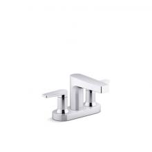 Kohler 97031-4-CP - Taut® Centerset bathroom sink faucet, 1.2 gpm