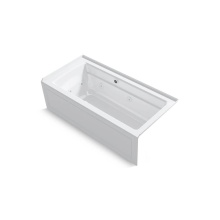 Kohler 1949-XGHRA-0 - Archer® 66'' x 32'' alcove Heated BubbleMassage™ air bath and whirlpool
