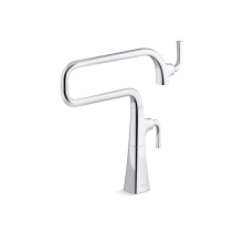 Kohler 22067-CP - Graze® Deck-mount pot filler