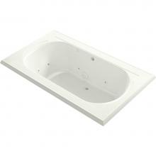 Kohler 1418-JHN-NY - Memoirs® 72'' x 42'' drop-in whirlpool bath with center rear drain