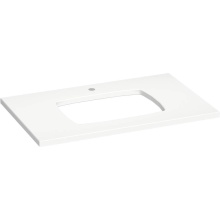 Kohler 28252-MMW - Silestone Quartz 37-in Vanity Top with Carillon Rectangle Cutout