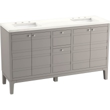 Kohler 33527-ASB-1WT - Helst 60-in bathroom vanity set