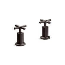 Kohler T14429-3-BGP - Purist® Deck- Or Wall-Mount Bath Faucet Handle Trim With Cross Design