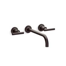 Kohler T14414-4-BGP - Purist® Wall-Mount Bathroom Sink Faucet Trim With Lever Handles 1.2 GPM