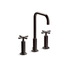 Kohler 14408-3-BGP - Purist® Widespread Bathroom Sink Faucet With Cross Handles 1.2 GPM
