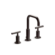 Kohler 14406-4-BGP - Purist® Widespread Bathroom Sink Faucet With Lever Handles 1.2 GPM
