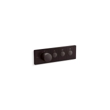 Kohler 26347-9-BGP - Anthem® Three-Outlet Recessed Mechanical Thermostatic Valve Control