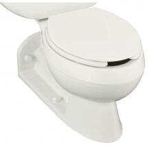 Kohler 4327-SS-0 - Barrington™ Elongated rear outlet toilet bowl with antimicrobial finish, less seat