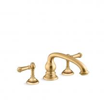 Kohler T98071-4-2MB - Artifacts® Deck-mount bath faucet handle trim with Lever design