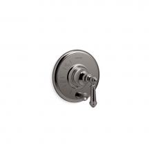 Kohler T72768-4-TT - Artifacts® Rite-Temp® valve trim with push-button diverter and lever handle