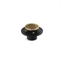 Kohler 22671-2MB - Clearflo Round brass tile-in shower drain