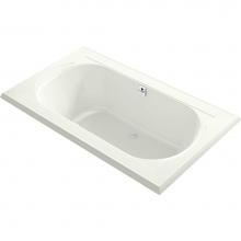 Kohler 1418-GHW-NY - Memoirs® 72'' x 42'' Heated BubbleMassage™ air bath with Bask® and