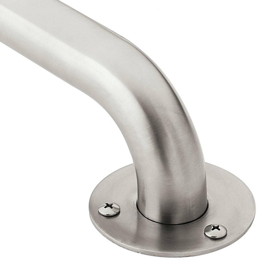 Stainless 12'' Exposed Screw Grab Bar