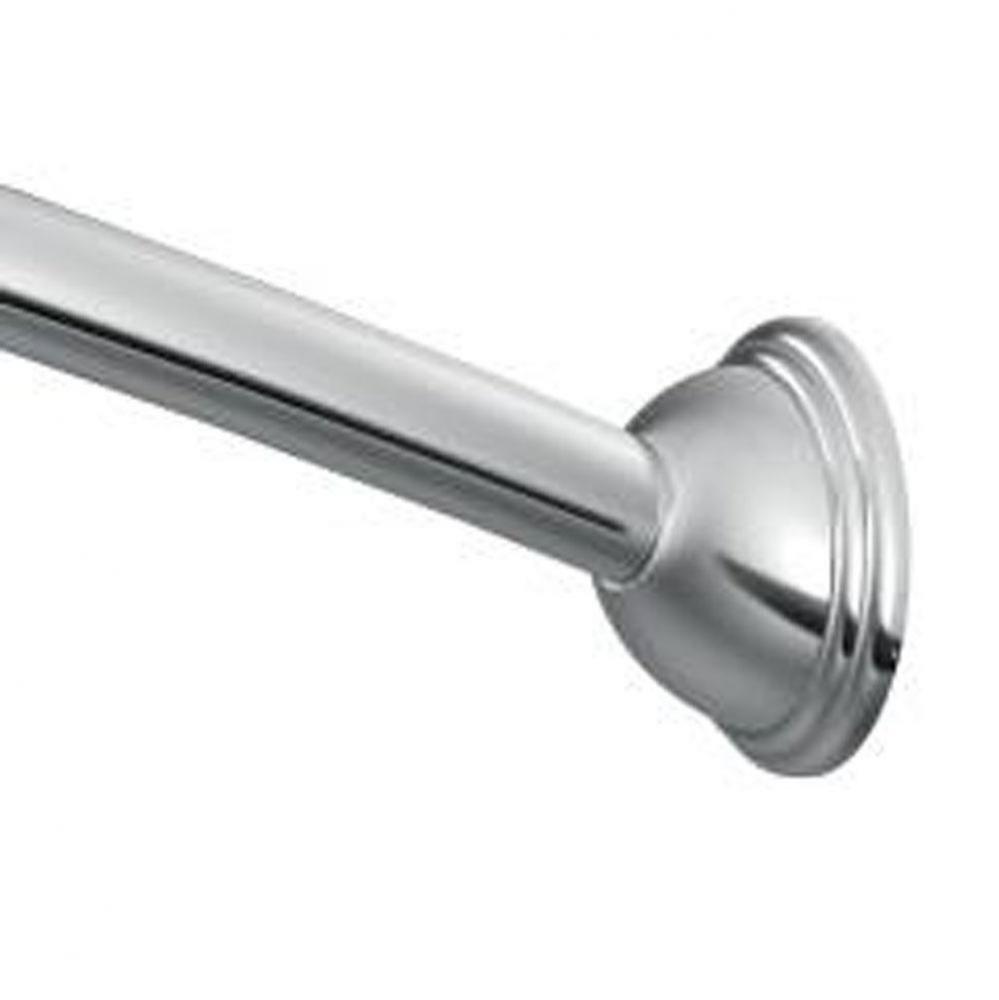 Chrome 6' Curved Shower Rod