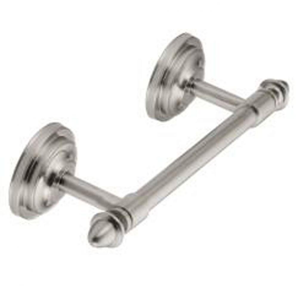 Brushed nickel pivoting paper holder