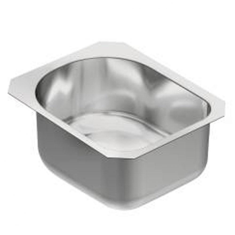 15''x18-1/2'' stainless steel 18 gauge single bowl sink