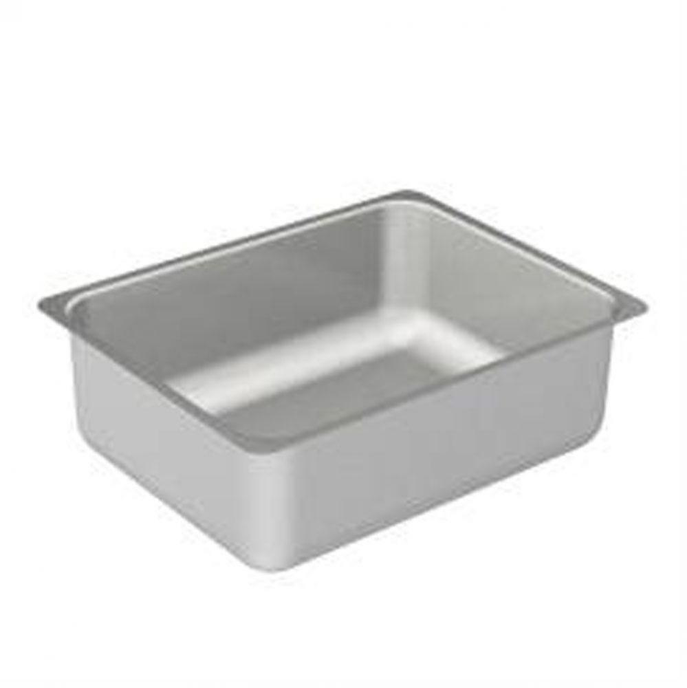 18''x23'' stainless steel 20 gauge single bowl sink
