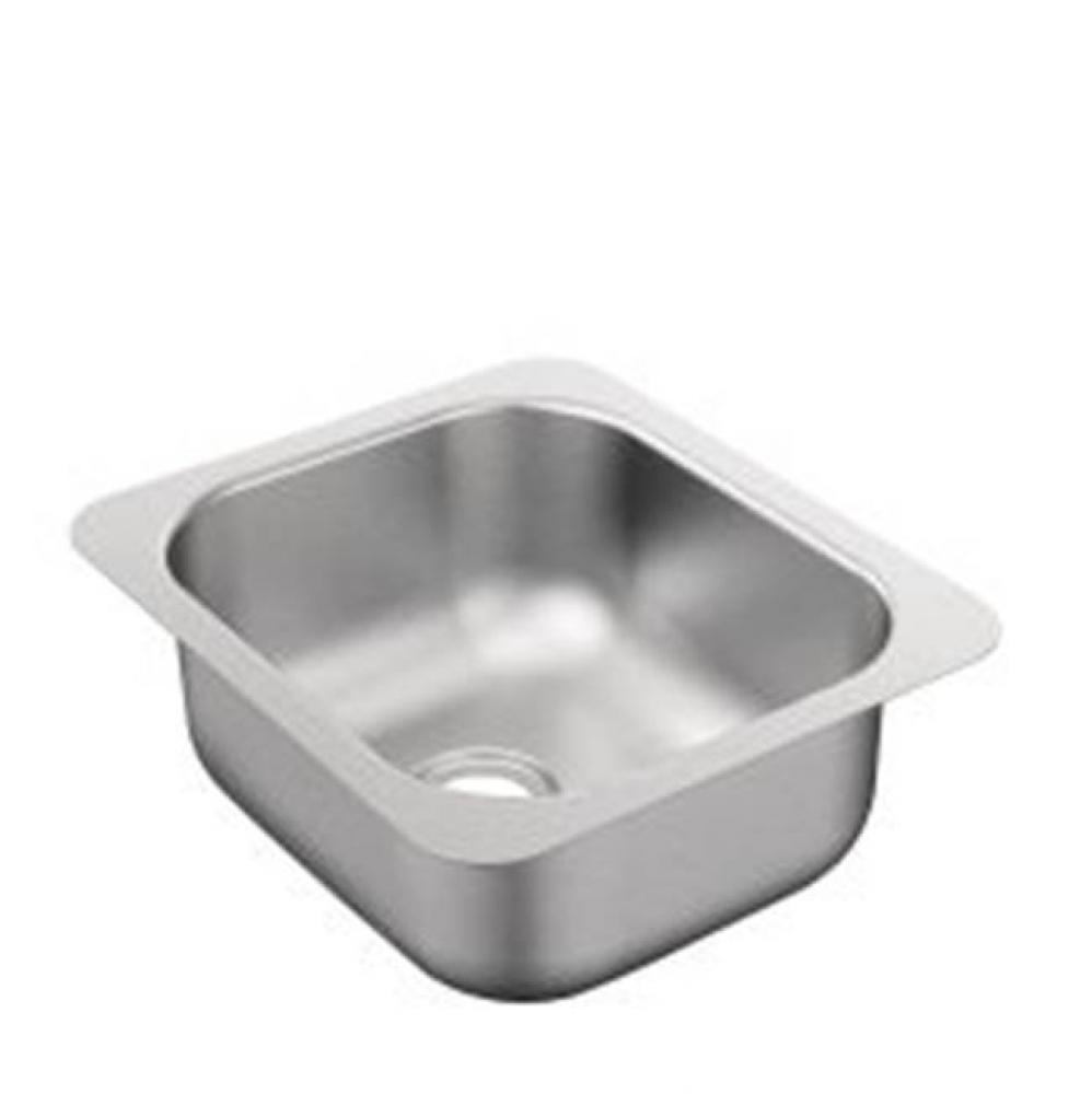 12''x14'' stainless steel 20 gauge single bowl sink