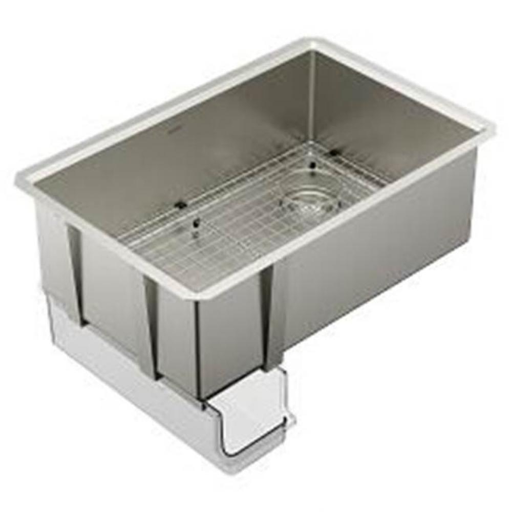 30.25''X20'' Stainless Steel 16 Gauge Single Bowl Sink