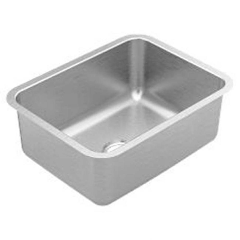 Stainless steel 18 gauge single bowl sink