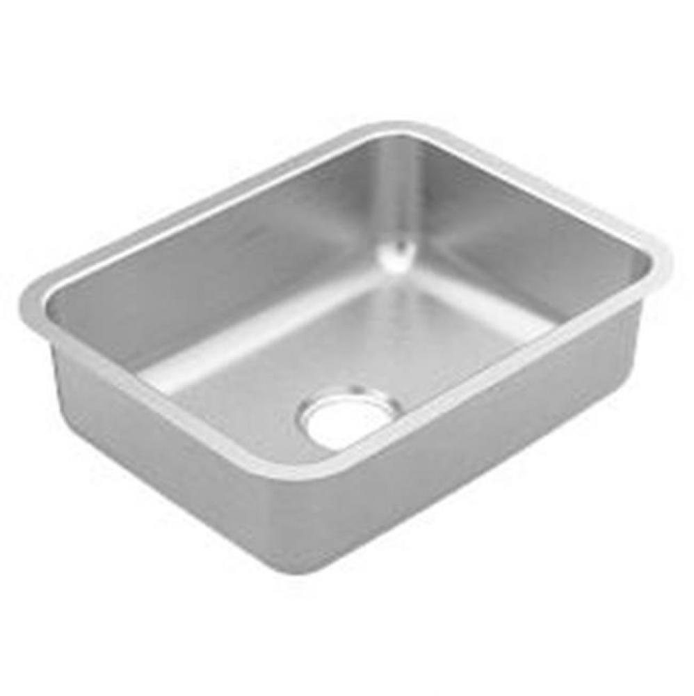 23'' x 18'' stainless steel 20 gauge single bowl sink