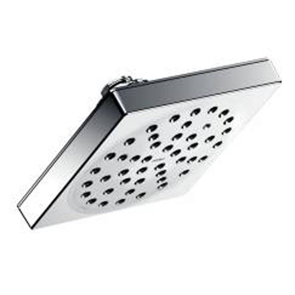 Chrome one-function 6'' diameter spray head eco-performance rainshower