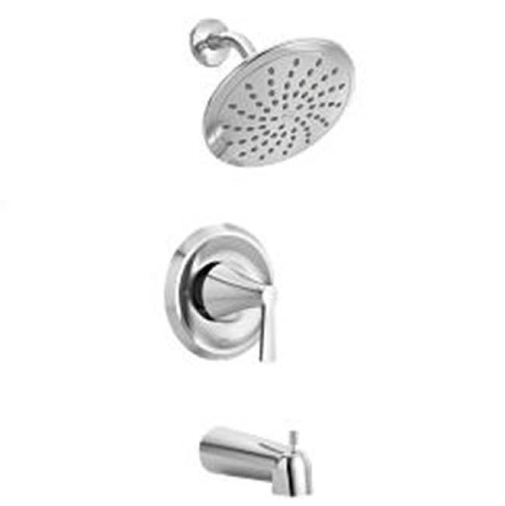 Chrome Posi-Temp(R) tub/shower