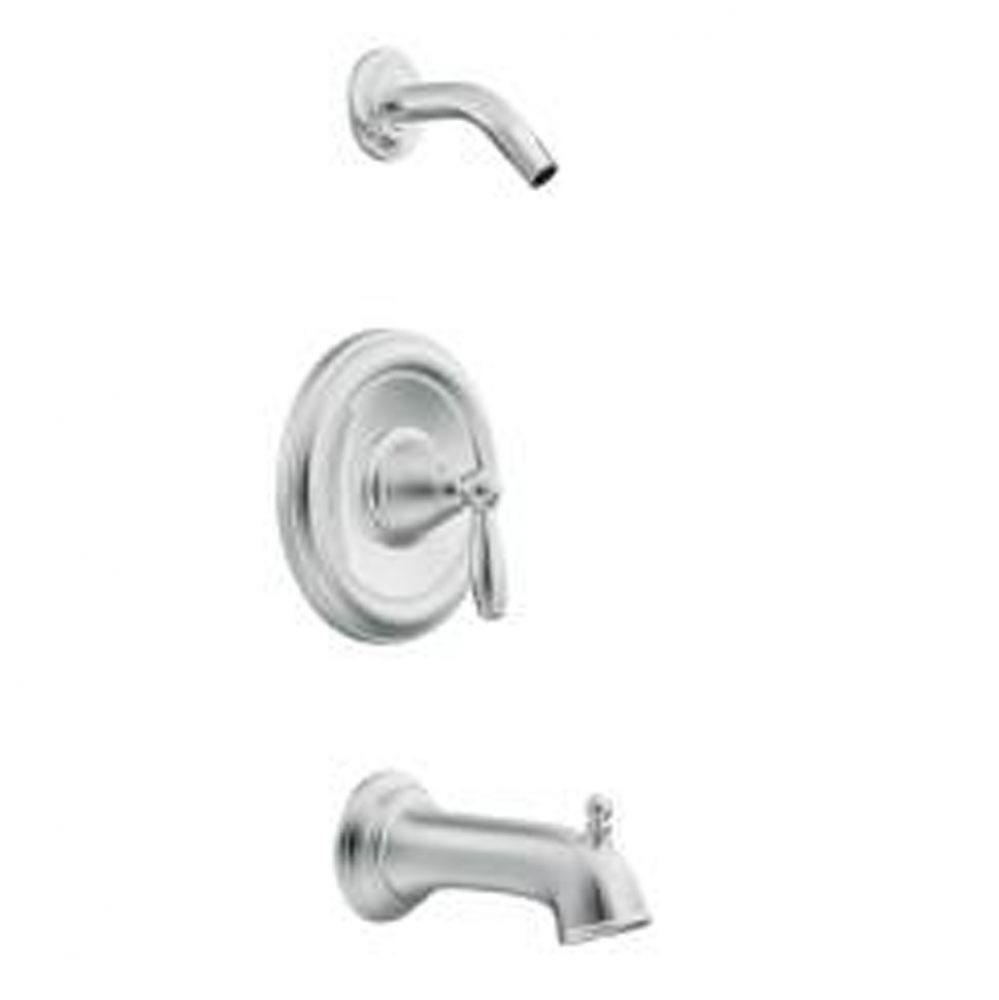 Chrome Posi-Temp(R) tub/shower