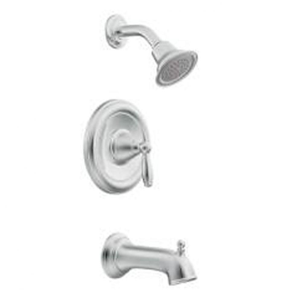 Chrome Posi-Temp(R) tub/shower