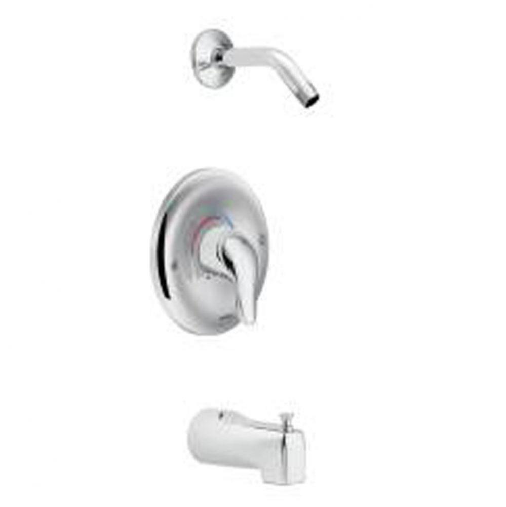 Chrome Posi-Temp(R) tub/shower