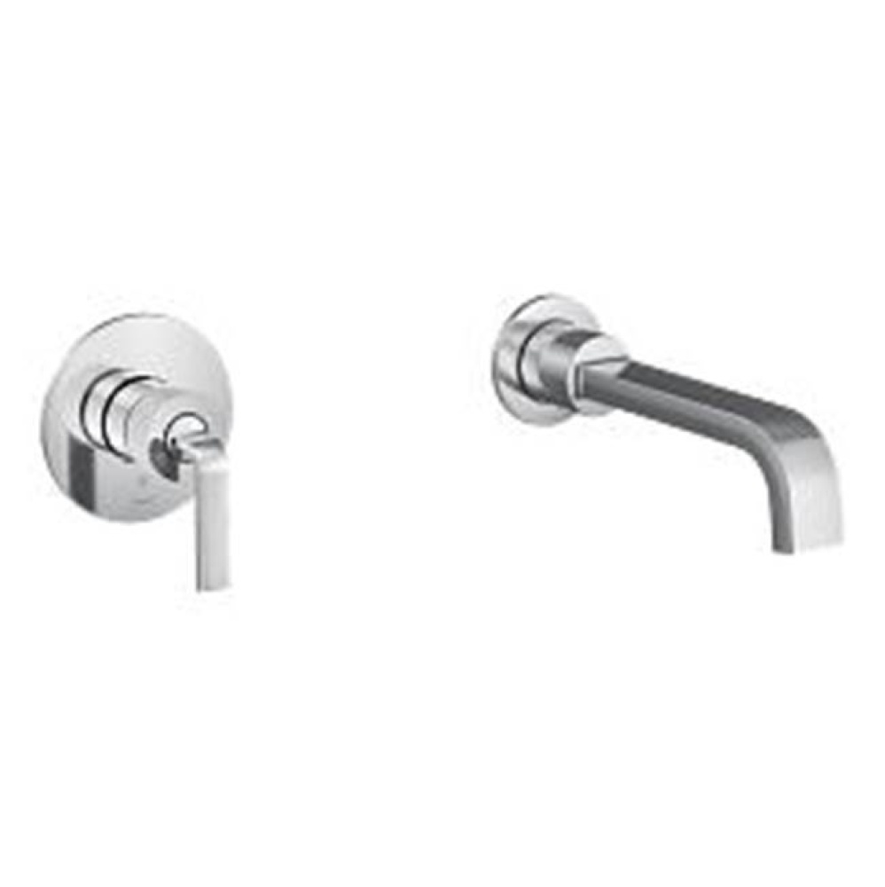 Chrome One-Handle Tub Filler Includes Hand Shower
