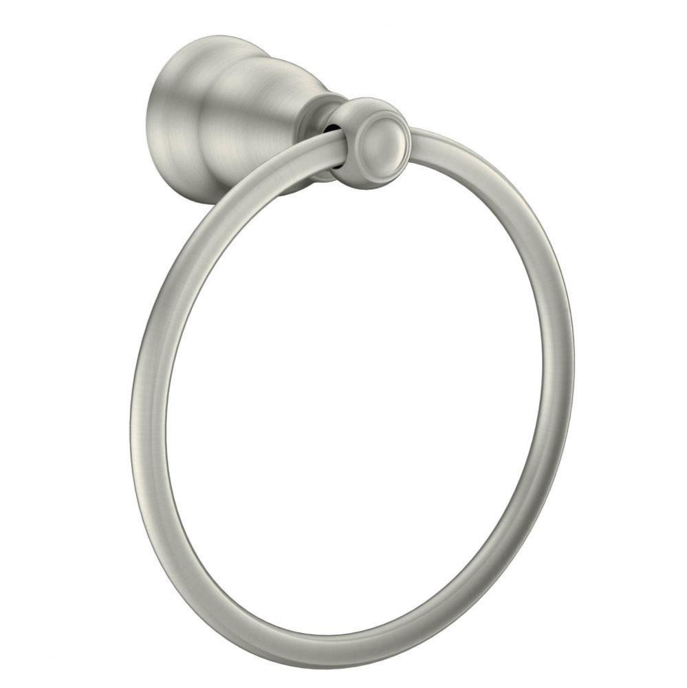 Brushed Nickel Towel Ring