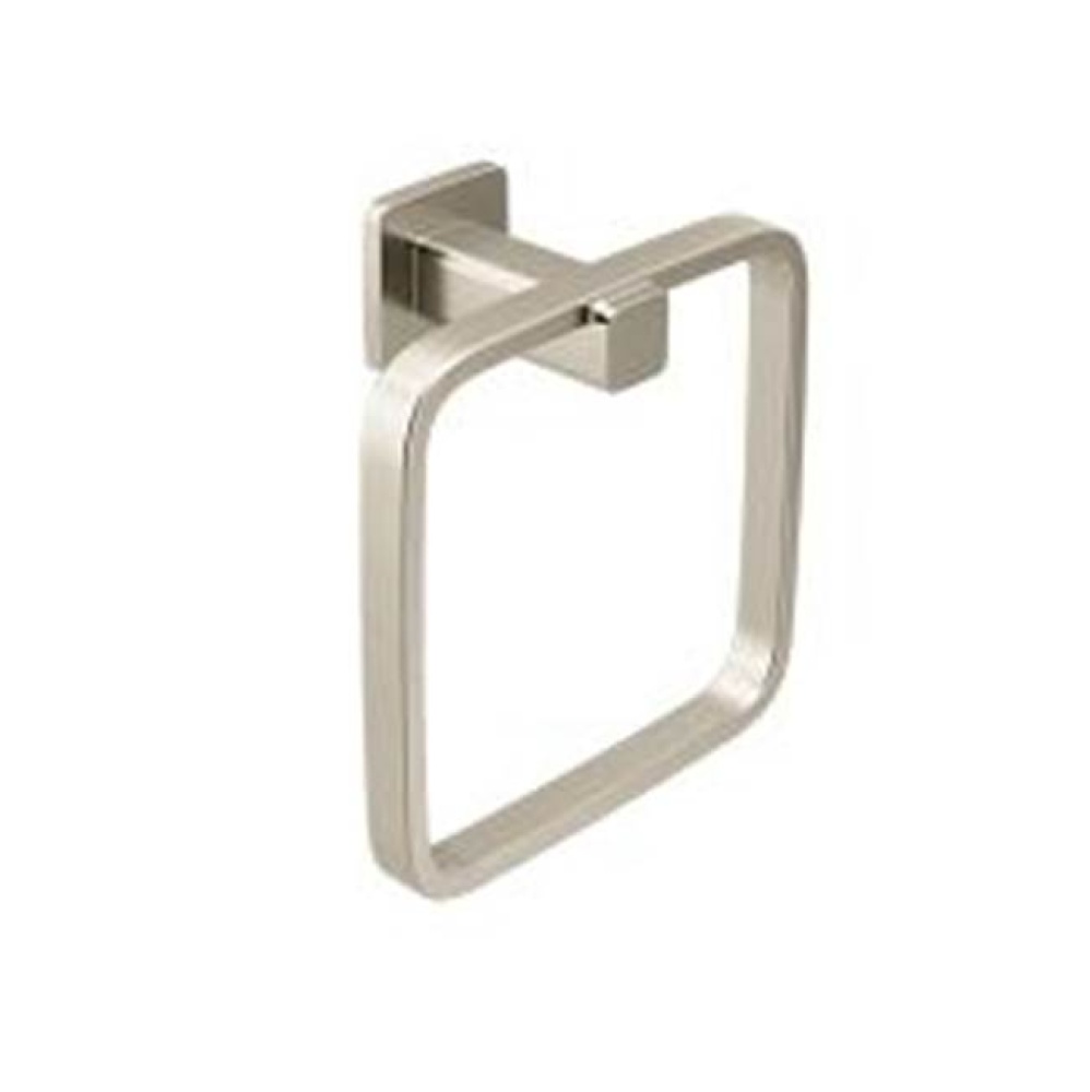 Brushed Nickel Towel Ring