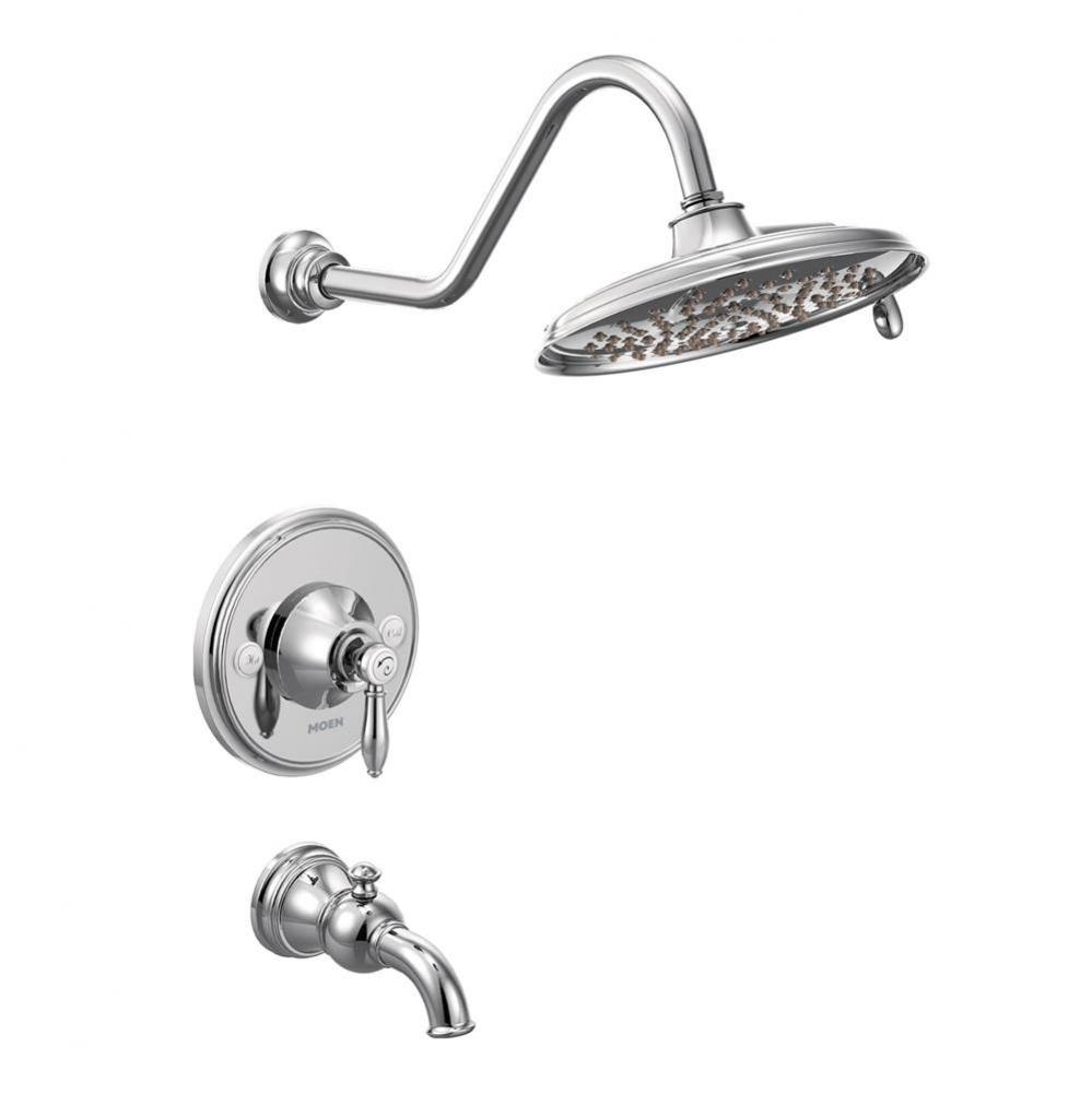 Weymouth Posi-Temp 1-Handle Eco-Performance Tub and Shower Trim Kit in Chrome (Valve Sold Separate