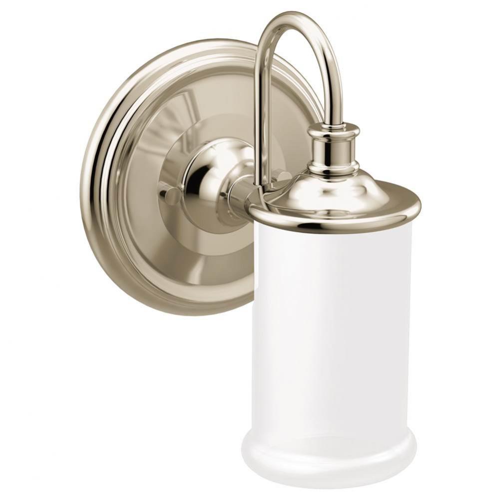 Polished Nickel One Globe Bath Light