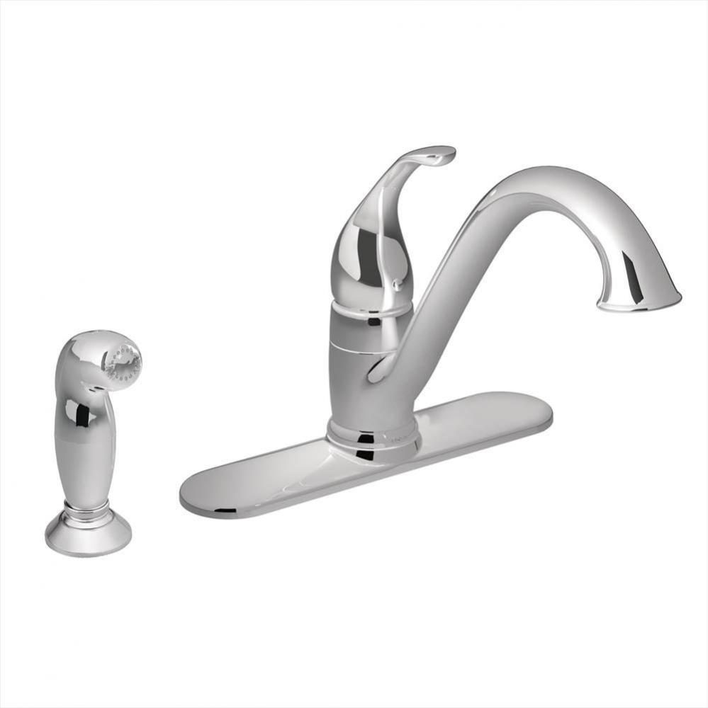 Camerist One-Handle Low Arc Kitchen Faucet, Chrome