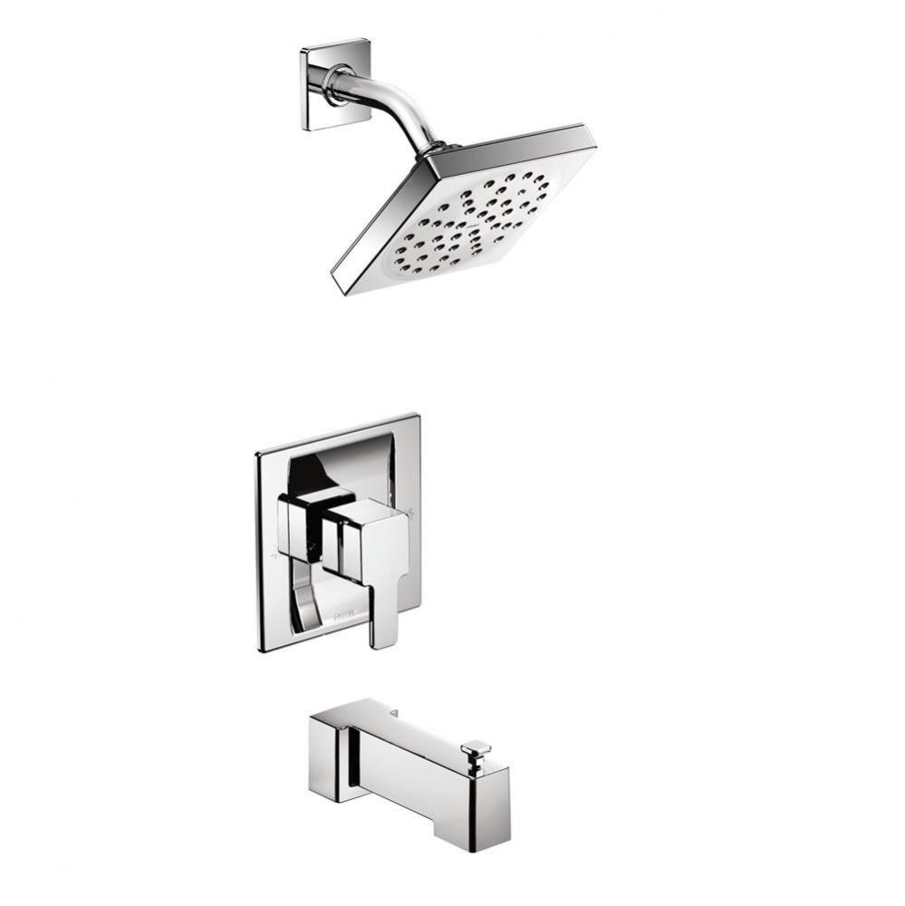 90-Degree Posi-Temp Single-Handle 1-Spray Tub and Shower Faucet Trim Kit in Chrome (Valve Sold Sep