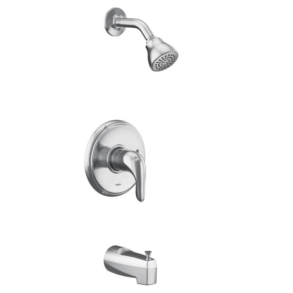 Chateau M-CORE 2-Series Eco Performance 1-Handle Tub and Shower Trim Kit in Chrome (Valve Sold Sep