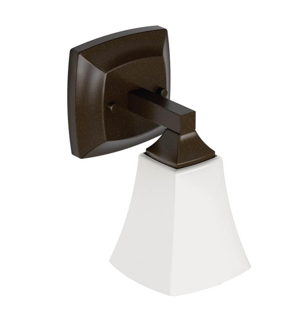 Oil Rubbed Bronze One Globe Bath Light