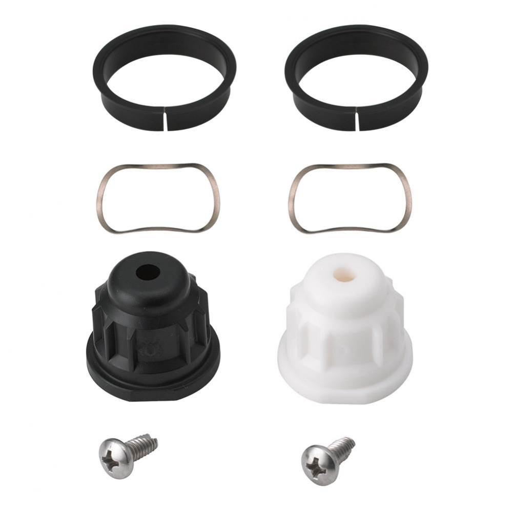 Monticello Handle Adapter Kit, Monticello Centerset, Mini Widespread, & Roman Tub, Hot And Col