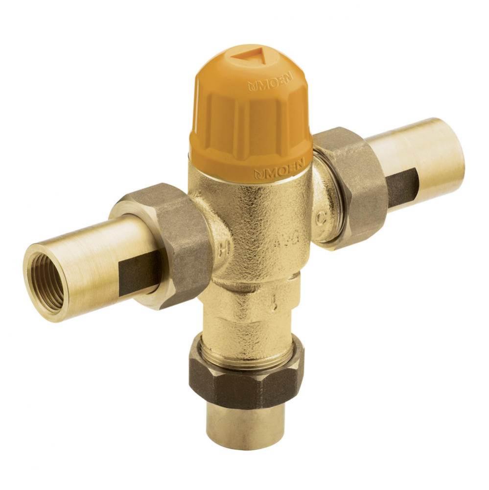 1/2'' IPS connection includes thermostatic