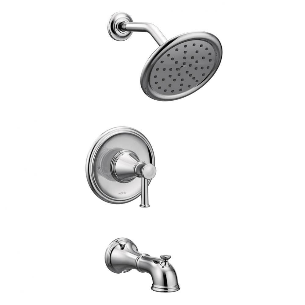 Belfield Single-Handle 1-Spray Posi-Temp Tub and Shower Faucet Trim Kit in Chrome (Valve Sold Sepa