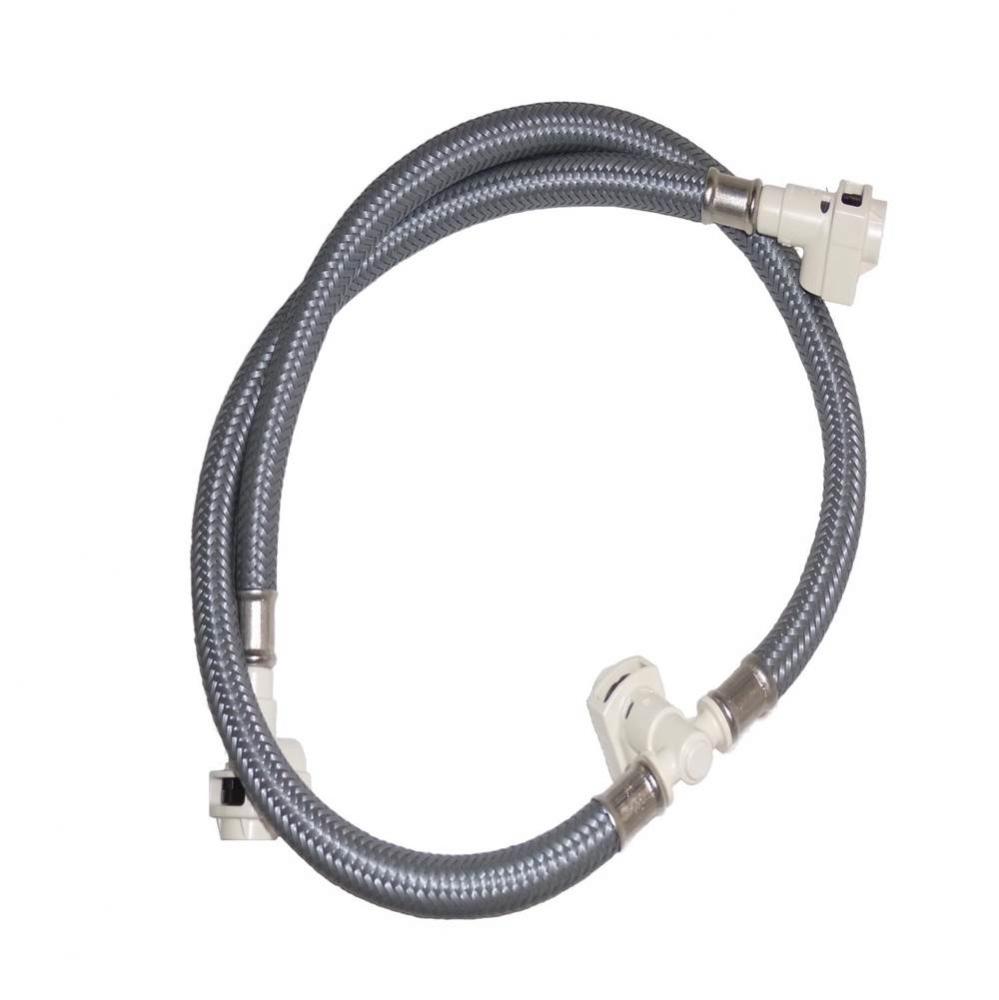 Widespread Bathroom Sink Faucet Replacement Hose Kit with Duralock Connections